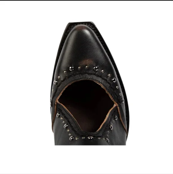 NWT! FreeBird Melody Stylish Black Leather Women's Ankle Boots Size 10 - Picture 2 of 4